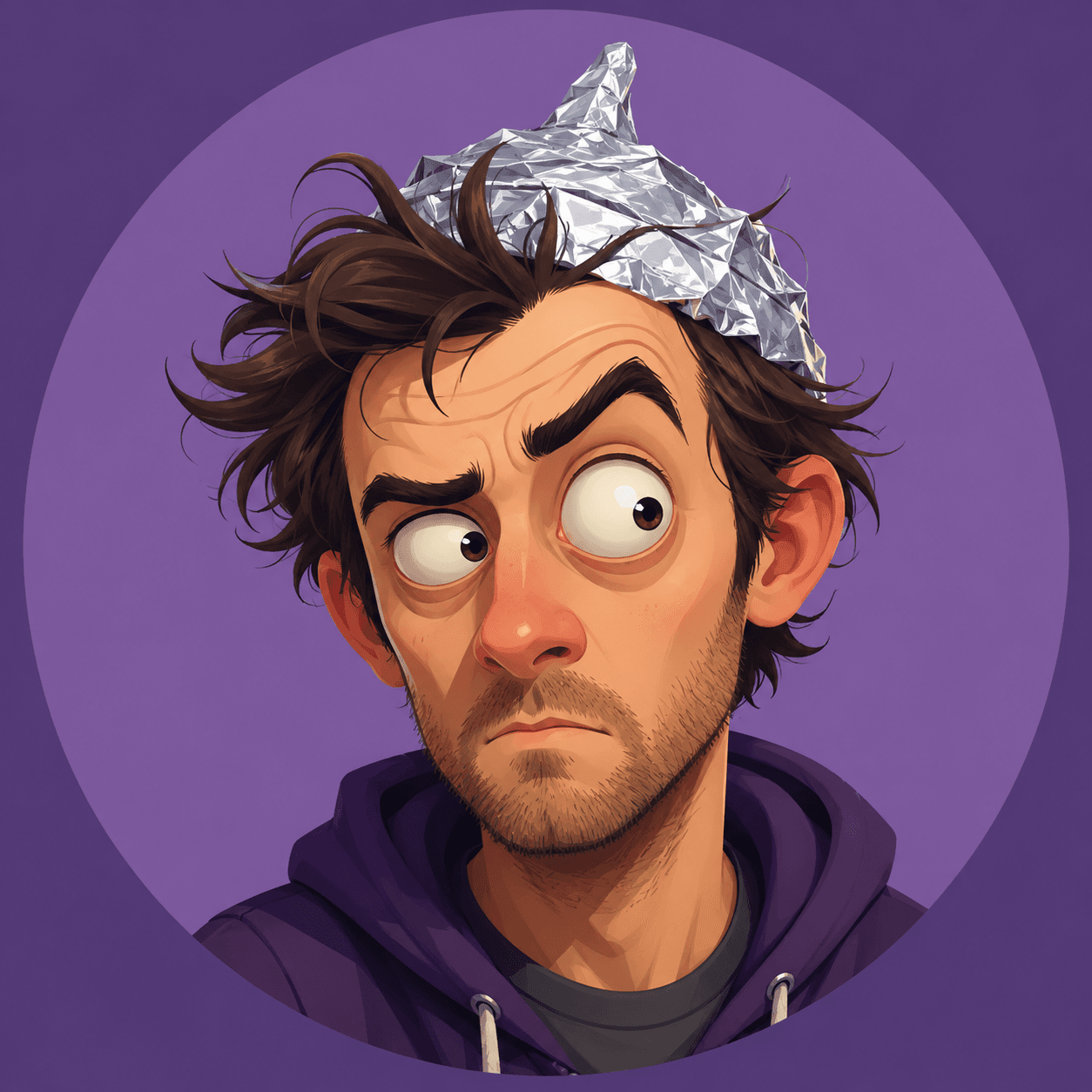 Conspiracy Guy — Trusts no roundabout