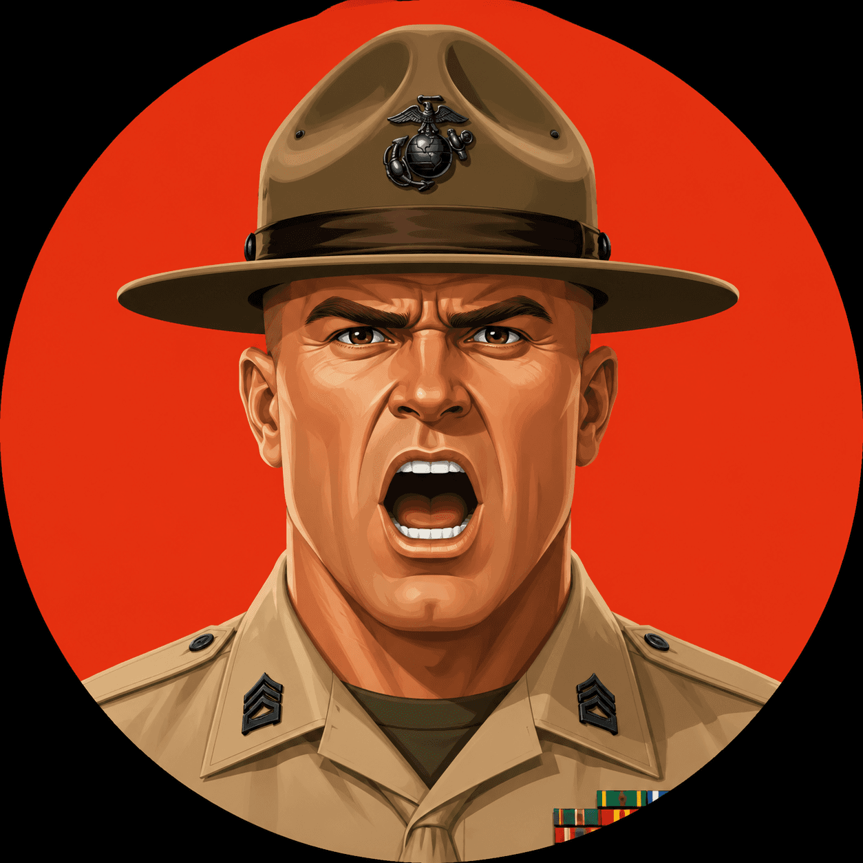 Drill Sergeant — No excuses, soldier